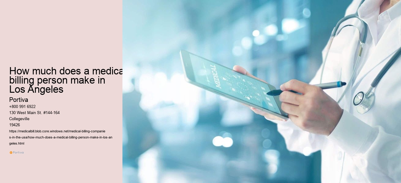 How much does a medical billing person make in Los Angeles