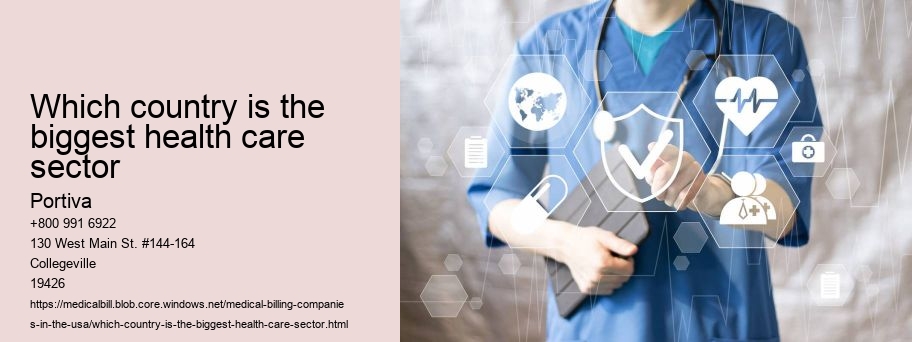 Which country is the biggest health care sector